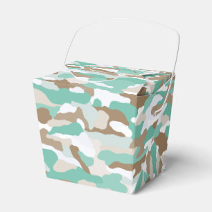 Coastal Camouflage Favor Box