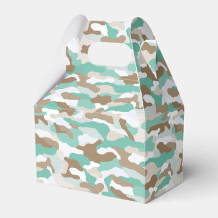 Coastal Camouflage Favor Box