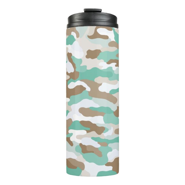 Coastal Camouflage Thermal Tumbler (Front)