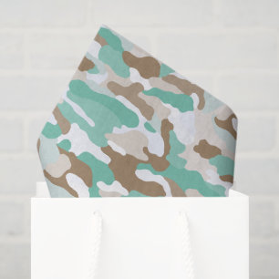 Coastal Camouflage Tissue Paper