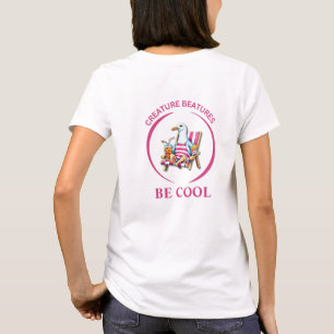 Coastal Cartoon dressed up  Seagull – Be Cool T-Shirt