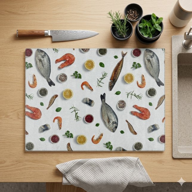 Coastal Catch Cutting Board (Creator Uploaded)