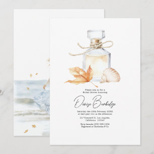 Coastal Chic Autumn - Fall Bridal Shower Invitation