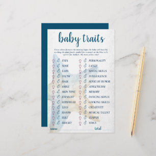 Coastal Chic   Blue Starfish Whose Traits Game