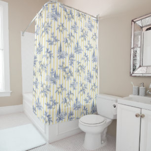 Coastal Chic Exotic Island Citrus Toile de Jouy