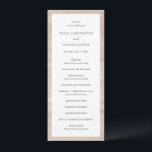 Coastal Chic Sandy Neutral Elegant Wedding Program<br><div class="desc">Elegant wedding programs featuring a hand painted abstract art background perfect for a coastal or beach wedding.</div>