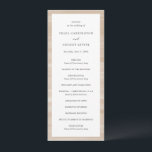 Coastal Chic Sandy Neutral Elegant Wedding Program<br><div class="desc">Elegant wedding programs featuring a hand painted abstract art background perfect for a coastal or beach wedding.</div>