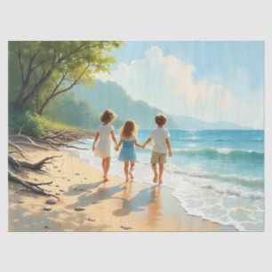 Coastal Childhood Tissue Paper