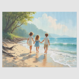 Coastal Childhood Tissue Paper