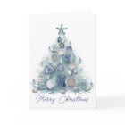 Coastal Christmas Card Personalizable