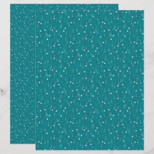 Coastal Christmas Underwater Scrapbook Paper