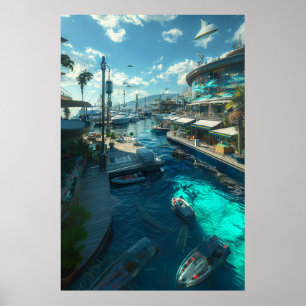 Coastal City Modern Cinema Affiche de scène