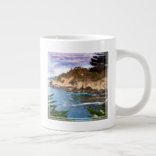 Coastal Cliff Landscape Large Coffee Mug
