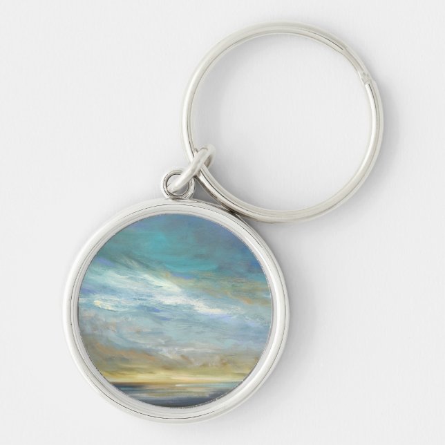 Coastal Clouds Keychain (Front)