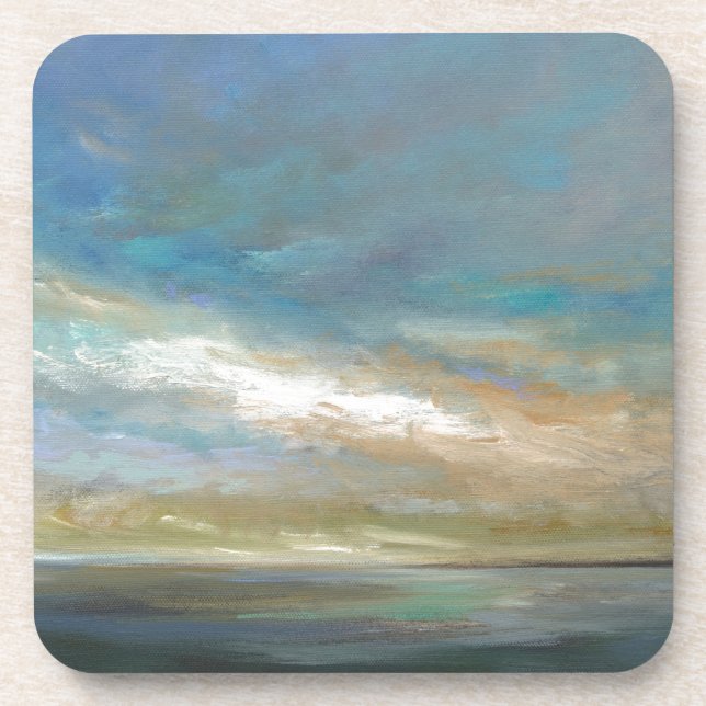 Coastal Clouds with Ocean Coaster (Front)