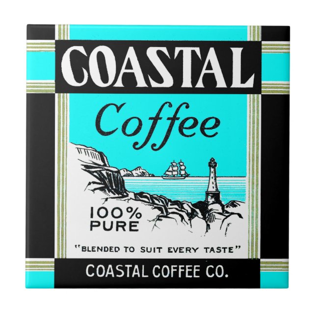Coastal Coffee Tile (Front)