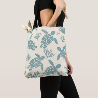 Coastal Coral Reef Art Print Tote Bag