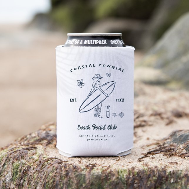 Coastal Cowgirl Bachelorette  Can Cooler (Creator Uploaded)
