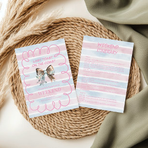 Coastal Cowgirl Bachelorette  Invitation