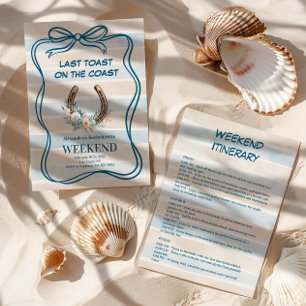 Coastal Cowgirl Bachelorette Invitation