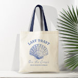 Coastal Cowgirl Bachelorette party favours Tote Bag<br><div class="desc">Last toast on the coast Coastal Cowgirl Bachelorette weekend on a coast bachelorette favours personalized printed tote bag,  bachelorette party personalized favour bag dusty blue marine nautical cowgirl beach dusty blue themed partyfavors tote bag</div>