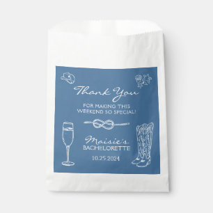 Coastal Cowgirl Bachelorette Party Weekend Favour Bag