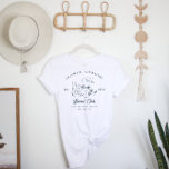 Coastal Cowgirl Bachelorette  T-Shirt<br><div class="desc">The perfect bachelorette shirts for your entire bridal party! The perfect way for your crew to get all the attention everywhere you and your gals go! Can be customized for bridesmaids, groomsman, mother of the bride, etc. Great for bachelor parties too! These designs can be personalized for your special occasion...</div>
