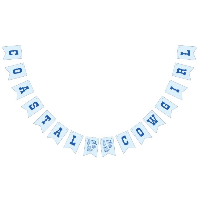 Coastal Cowgirl Bachelorette Weekend Bunting Flags (All)