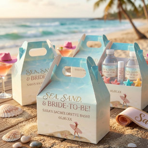 Coastal Cowgirl Bash bachelorette party theme Favor Box