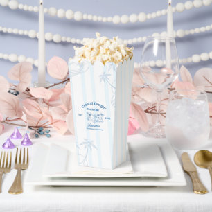 Coastal cowgirl Blue Ocean Bachelorette weekend Favor Box