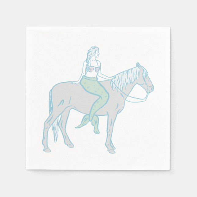Coastal cowgirl  napkin (Front)