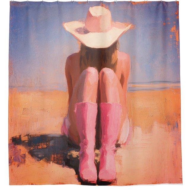 Coastal Cowgirl on Beach  (Front)