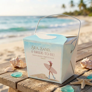 Coastal Cowgirl Sea Sand boots bachelorette party Favor Box