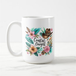 Coastal Cowgirl Western Mug