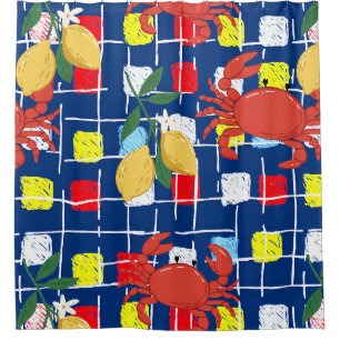 Coastal Crab and Lemon Pattern