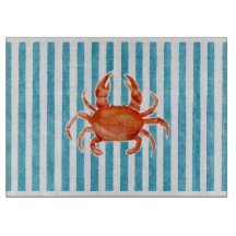 Coastal Crab Cutting Board