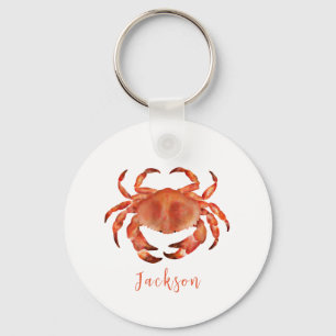 Coastal Crab Keychain