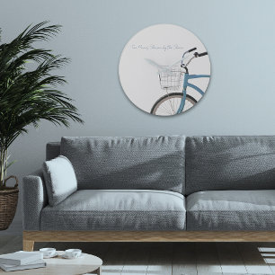 Coastal Cruiser Bike Shore Wall Clock