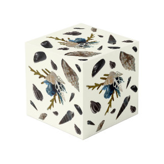 Coastal cube pen holder pencil organizer for desk
