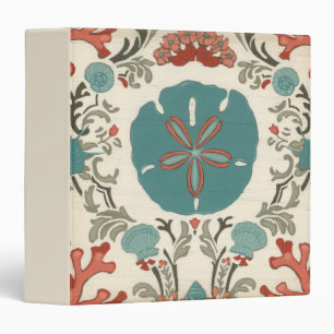 Coastal Damask I Binder