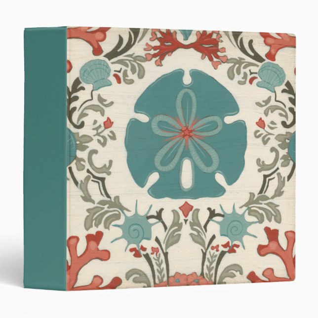 Coastal Damask II Binder (Front/Spine)