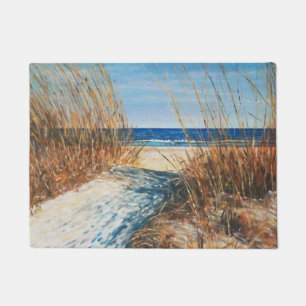 Coastal Decor Sand Dunes Beach Art   Doormat