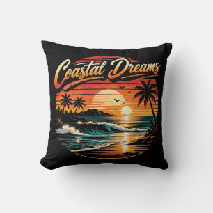 Coastal Dreams Throw Pillow
