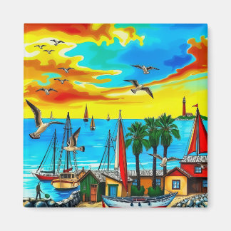 Coastal Dreamscape Magnet