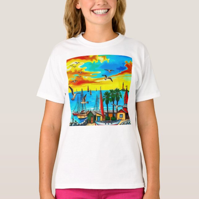 Coastal Dreamscape T-Shirt (Front)