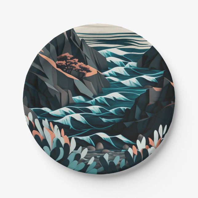 Coastal Energy Paper Plate (Front)