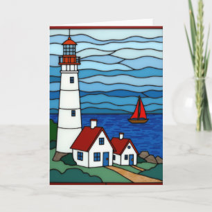 Coastal Fathers Day View Card