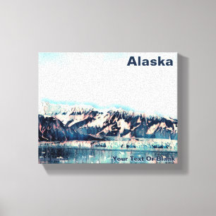 Coastal Glacier Canvas Print