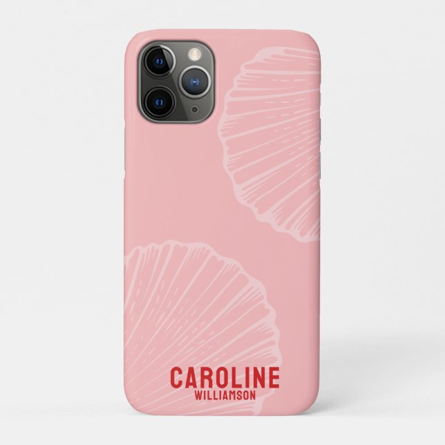 Coastal granddaughter nautical pink seashell Case-Mate iPhone case (Back)