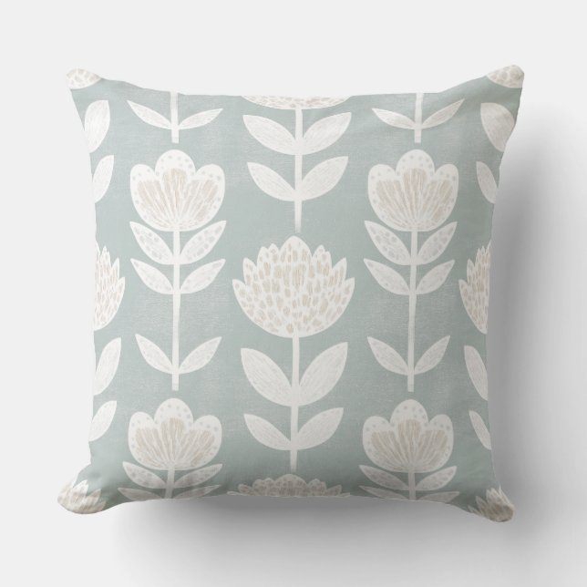 Coastal Granddaughter Throw Pillow (Front)